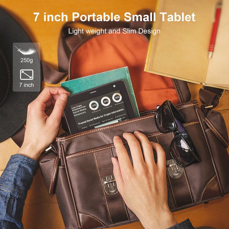 C idée 7 pouces tablettes intelligentes Android 6+128GB Quad Core WiFi Tablette HD écran tactile pour les adolescents CM515 ((Rose)