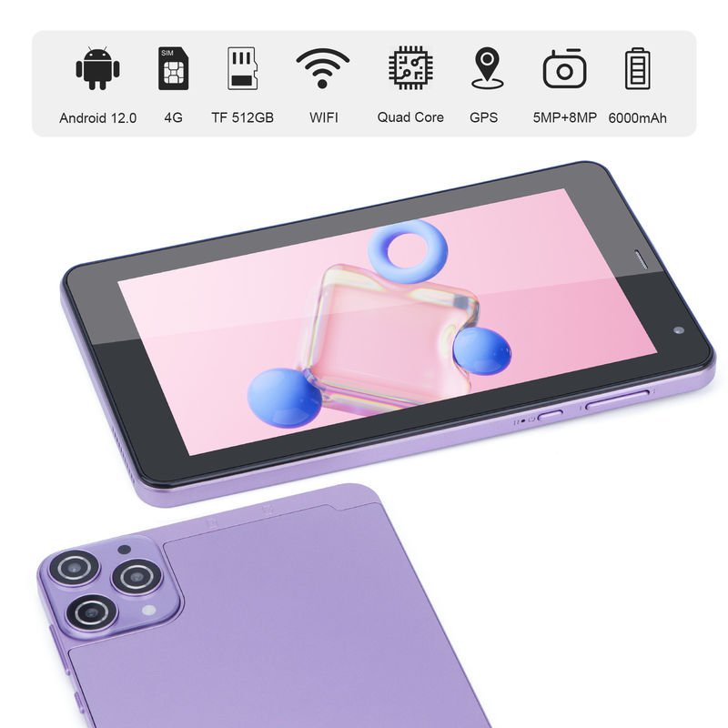 C Idée 7 pouces Android Tablette 512GB Quad Core Smart Tablet PC Pour les étudiants Cm515