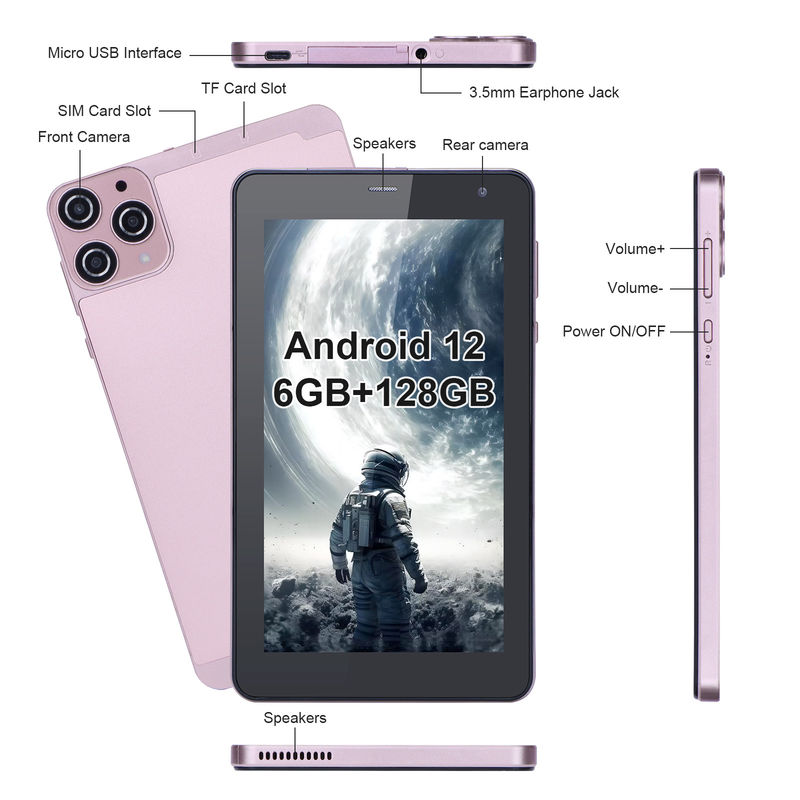 C Idée Portable 7 Android Smart Tablets Wifi Tablette HD Écran tactile Pour les adolescents CM515