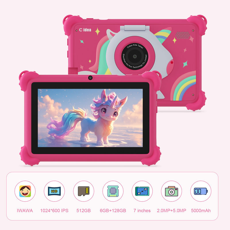 C Idea 7 pouces Android Smart Tablet PC pour enfant avec étendre les enfants 512GB APP CM88
