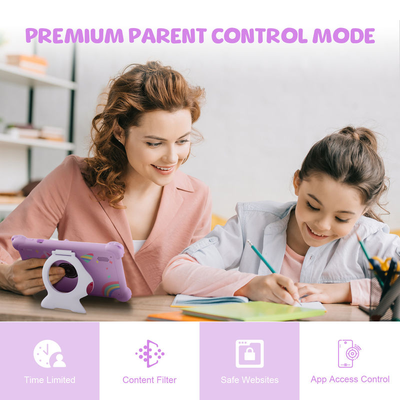 C Idée 7 pouces Tablette pour enfants Âge 3-7 Double caméra IPS écran éducatif pour enfants avec contrôle parental CM88