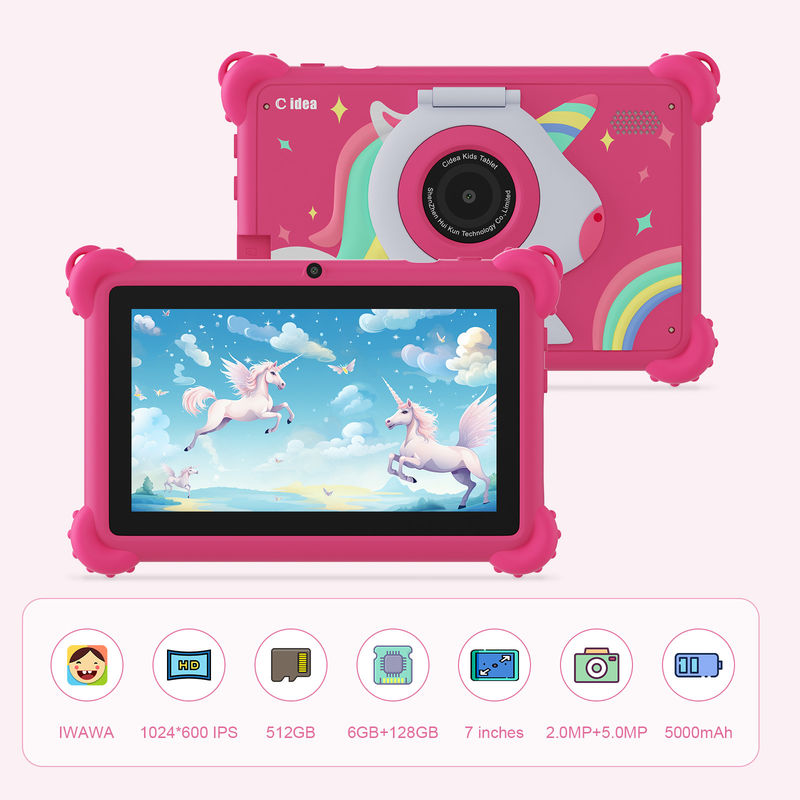 C idée 2024 Tablette d'apprentissage pour enfants Écran HD lumineux et applications éducatives inclus CM88