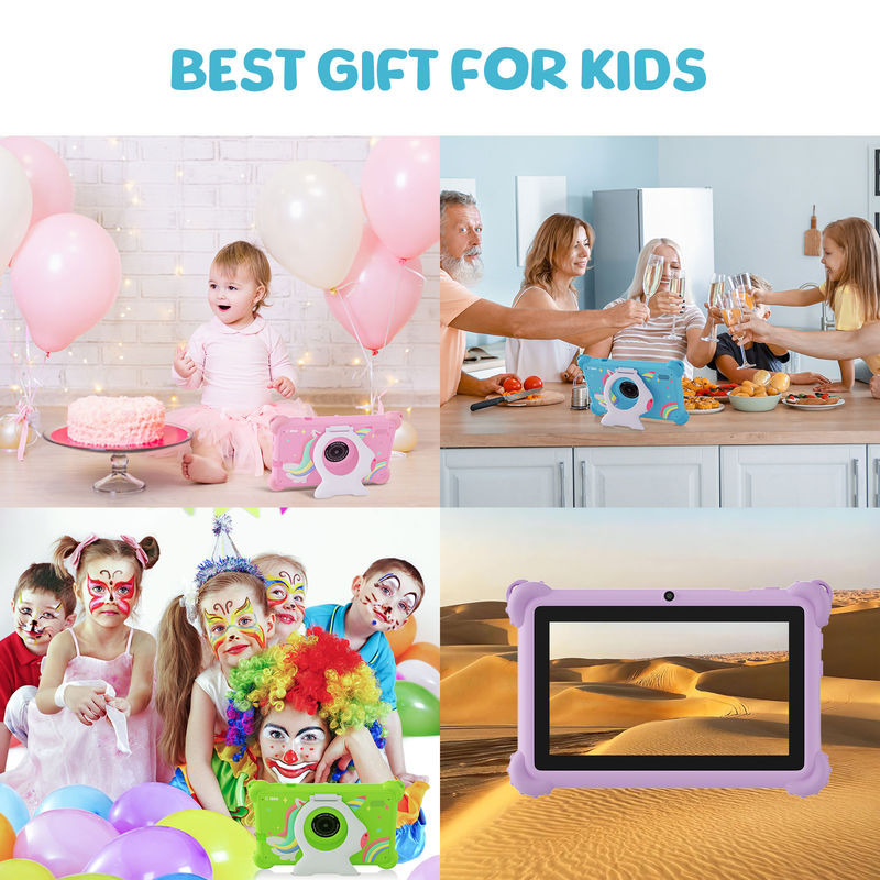 C idée 2024 Tablette d'apprentissage pour enfants Affichage lumineux Casse protectrice et Android 12 Performance CM88