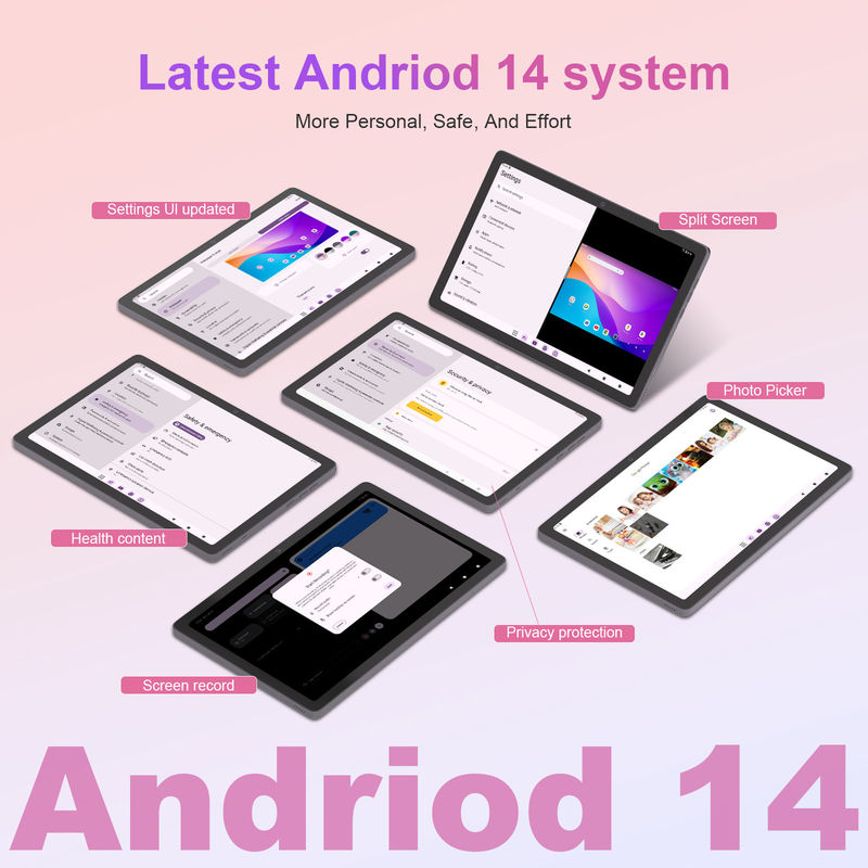 C Idea Android 14 FHD Tablette à écran 8+128GB 11 pouces Tablette PC pour adultes et adolescents P1300