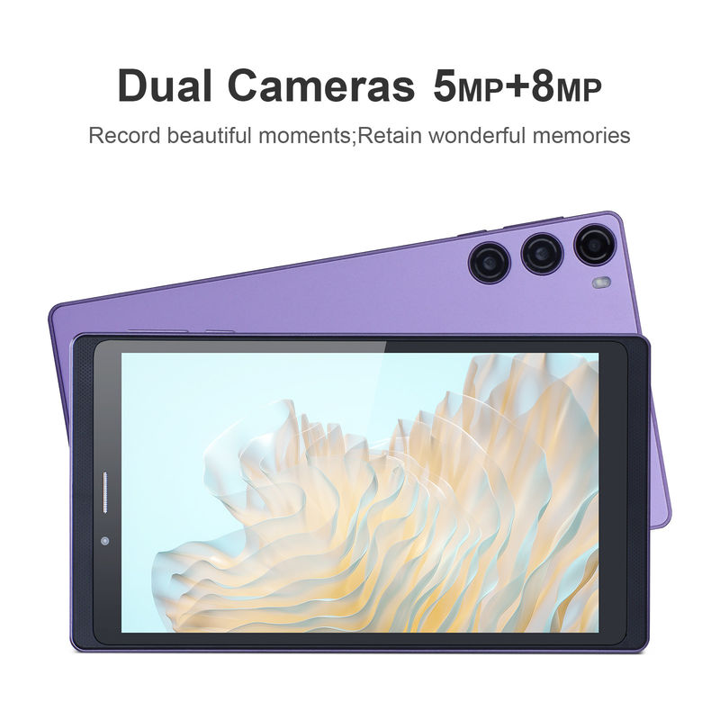 C Idea Portable 7 pouces Smart Tablet PC avec Sim 6 Go 128 Go Éducation Pour l'école CM525 ((Purple)