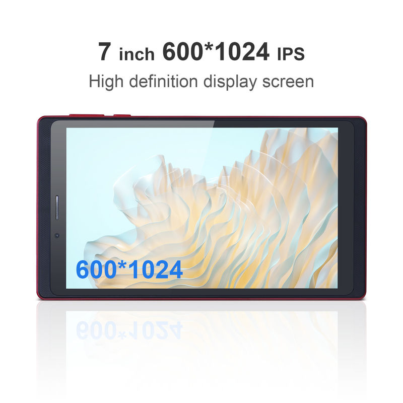 C Idée 7 pouces Tablette 512 Go avec carte SIM Tablette Android PC pour les étudiants qui apprennent CM525 Rouge