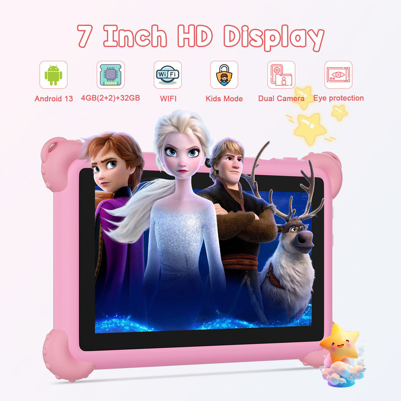 C Idea Android 13 Tablette pour enfants 4 ((2+2) + 32 Go Tablette éducative pour les étudiants CM91