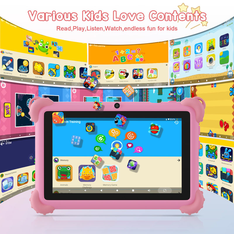 C Idea Android 13 Tablette pour enfants 4 ((2+2) + 32 Go Tablette éducative pour les étudiants CM91