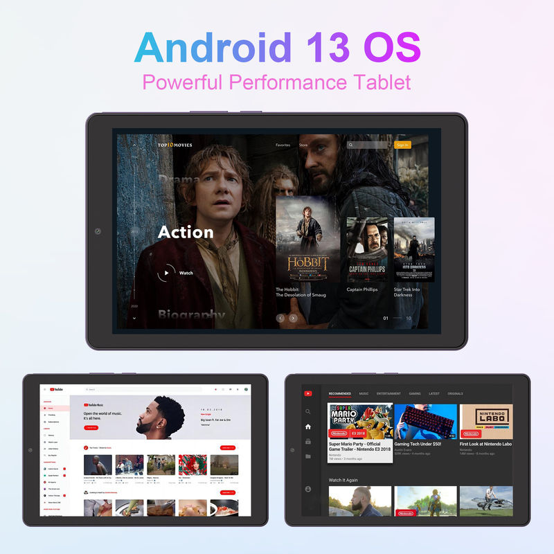 C Idée Tablette 9 pouces 5MP + 8MP Tablette éducative pour les étudiants CM935 violet