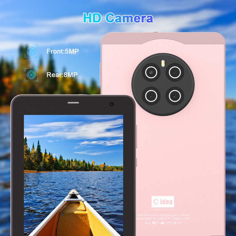 C Idée 7 pouces Tablettes avec SIM Wifi Android Tablette PC pour les étudiants CM518 Pro Pink