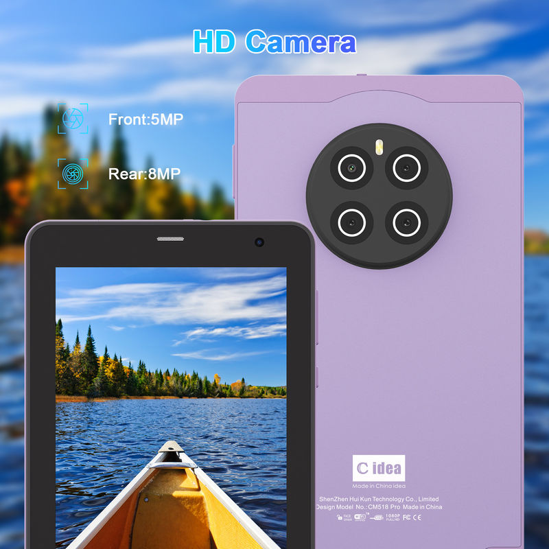 C Idea Android 13 avec 6000mAh 7 pouces Tablettes tablette pédagogique PC avec stylo CM518 Pro violet