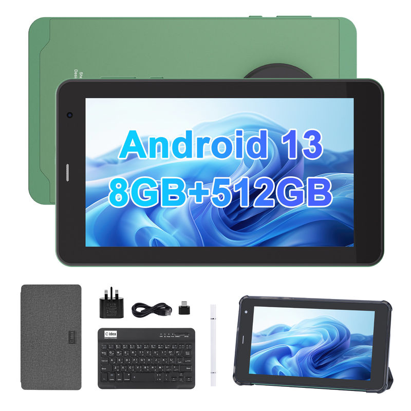 C Idée 7 pouces Tablettes avec SIM Wifi Android Smart Tablet PC pour l' éducation CM518 Pro Vert