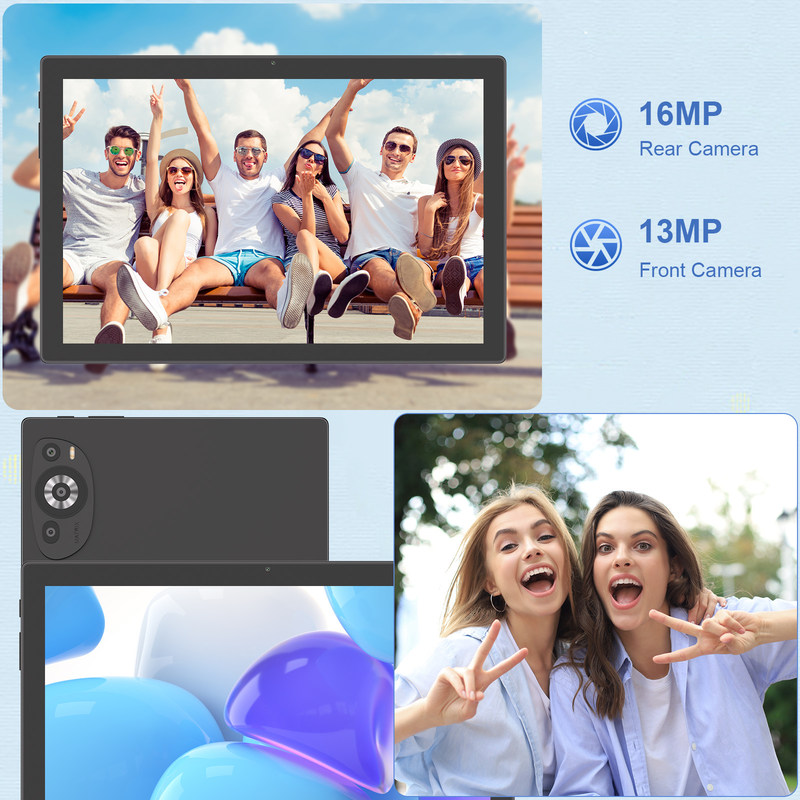 C Idée 10,1 pouces Wifi Tablet Android éducatif avec support de sim clavier M8200 Plus Noir