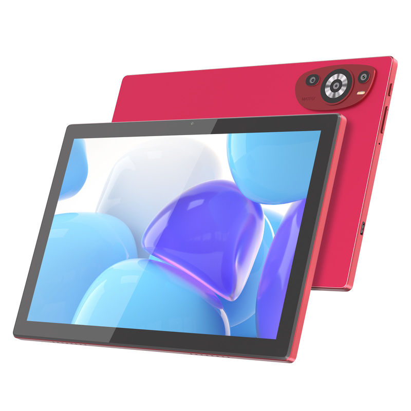 C Idea 10,1 pouces Android 14 Smart Tablet PC avec support Sim Pour les adolescents CM8200Plus rouge