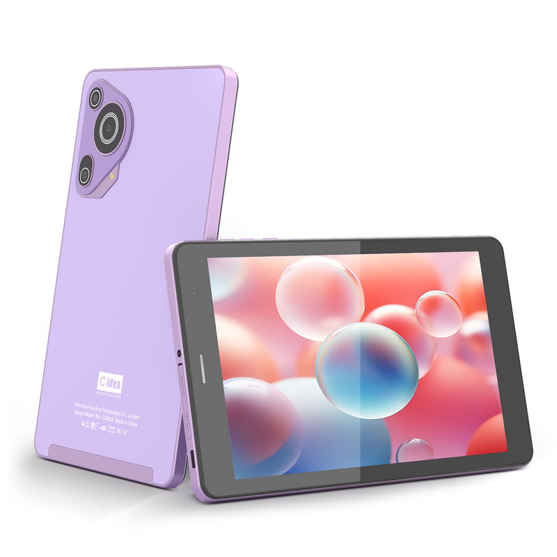 C Idée 8 pouces 8+512gb 8000mah 5+8MP Double caméra Android Tablette PC avec Sim Pour les étudiants CM828 Violets