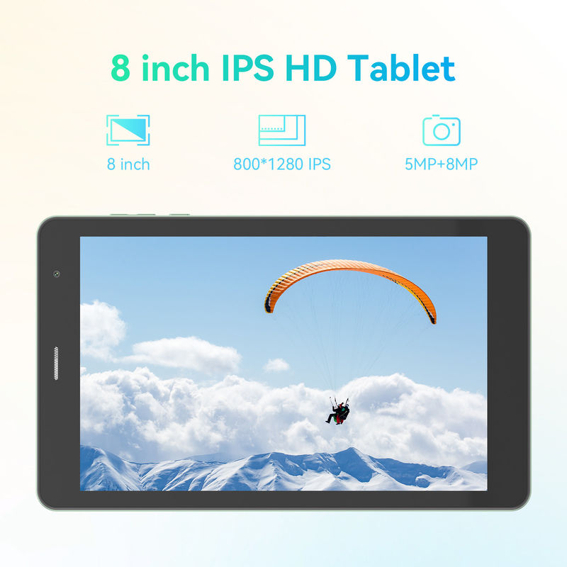 C Idea Tablette en gros 8 pouces 800*1280HD IPS à double caméra Tablette Android PC avec Sim pour apprendre CM828 Vert