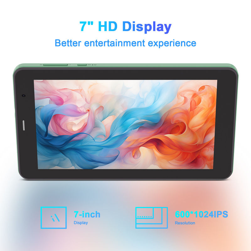 C Idea 7 Inch Tablet Pc Android 13, 8+512gb avec une tablette intelligente compatible Sim Pour les étudiants   CM518pro Vert
