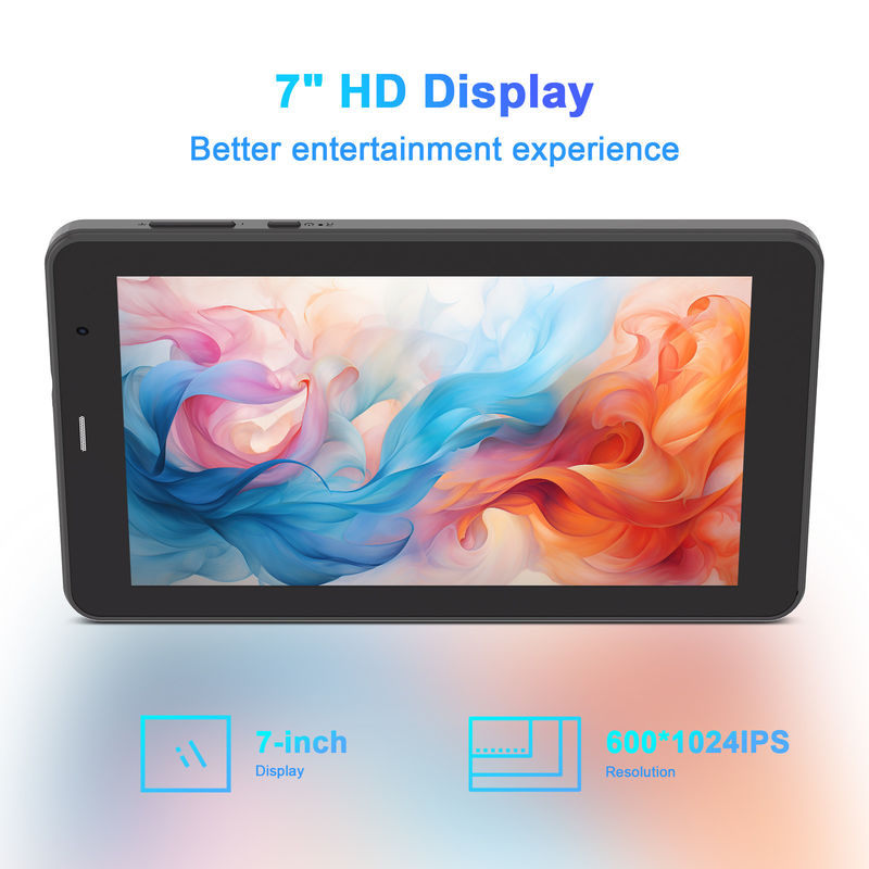 C Idea 7 pouces Tab, 8 Go de RAM, 512 Go de stockage, fente SIM, Android 13 Tablet PC pour les étudiants CM518pro noir