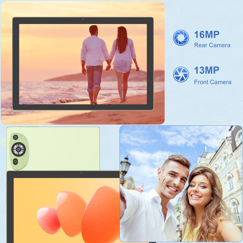 C Idea WIFI Android 14 TF Stockage 512 Go Tablettes à écran tactile avec clavier et souris CM8200plus Vert
