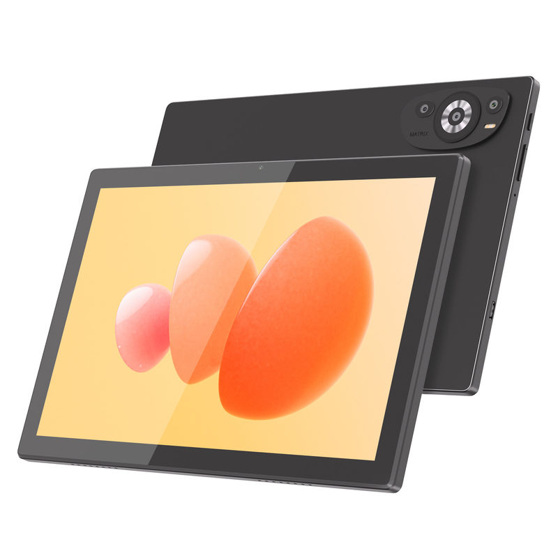 C Idée Tablette Wifi de 10,1 pouces avec support Sim Clavier éducatif Tablette Android PC M8200 Plus Noir