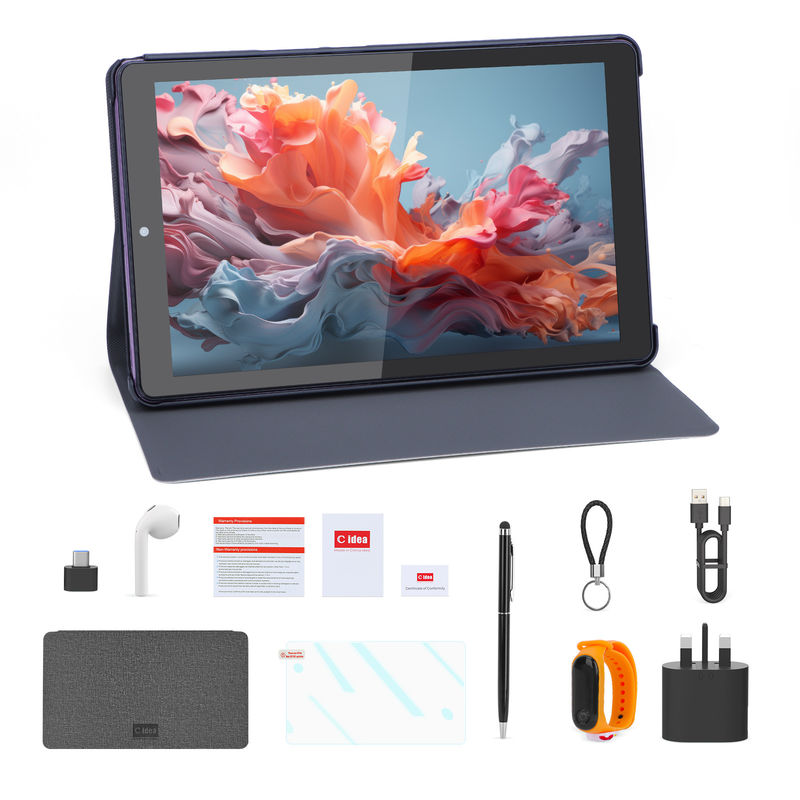 C Idée Tablette 9 pouces avec double caméra Tablette éducative pour étudiants CM935 violet