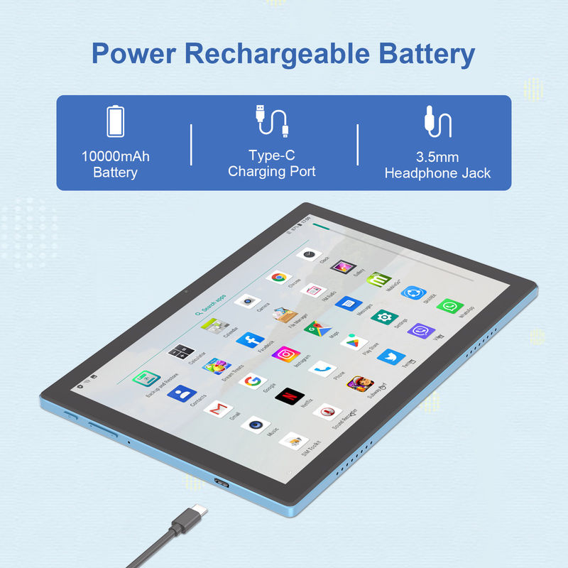 C Idea Android 14 écran tactile 10,1 pouces Tablettes avec stylo CM8200plus bleu