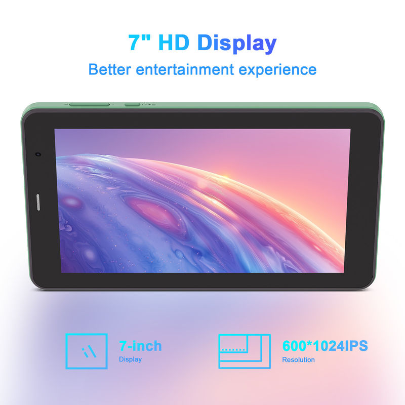 C Idée Tablettes de 7 pouces avec carte SIM Wifi Android Smart Tablet PC CM518 Pro Vert