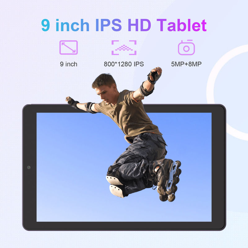 C Idée Tablette de 9 pouces 5MP + 8MP Tablette éducative pour adolescents avec stylo CM935 violet
