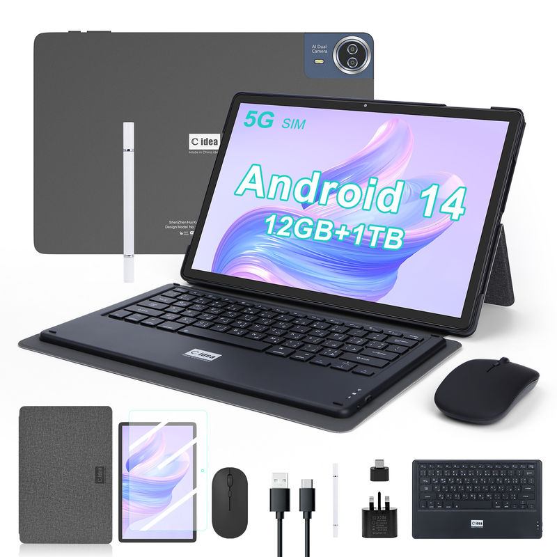 C Idée Tablette de 14 pouces Grand stockage 1200 * 1920 FHD Écran Tablette Android PC CM14000 plus