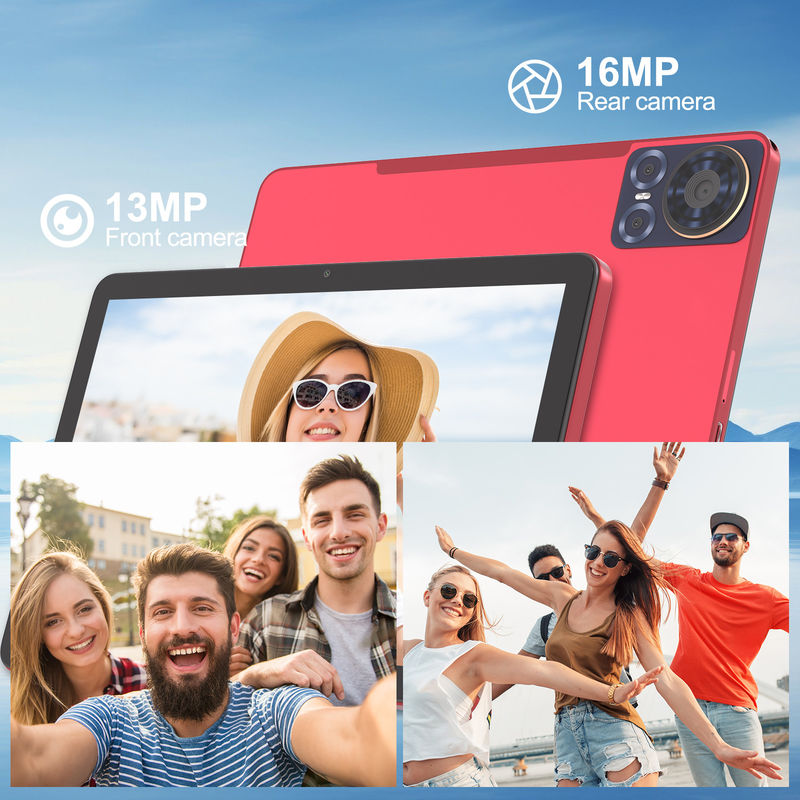 C Idée 10.1 pouces 5g Tablette 8GB RAM Tablette à écran tactile PC pour l' éducation CM8300 Plus Rouge