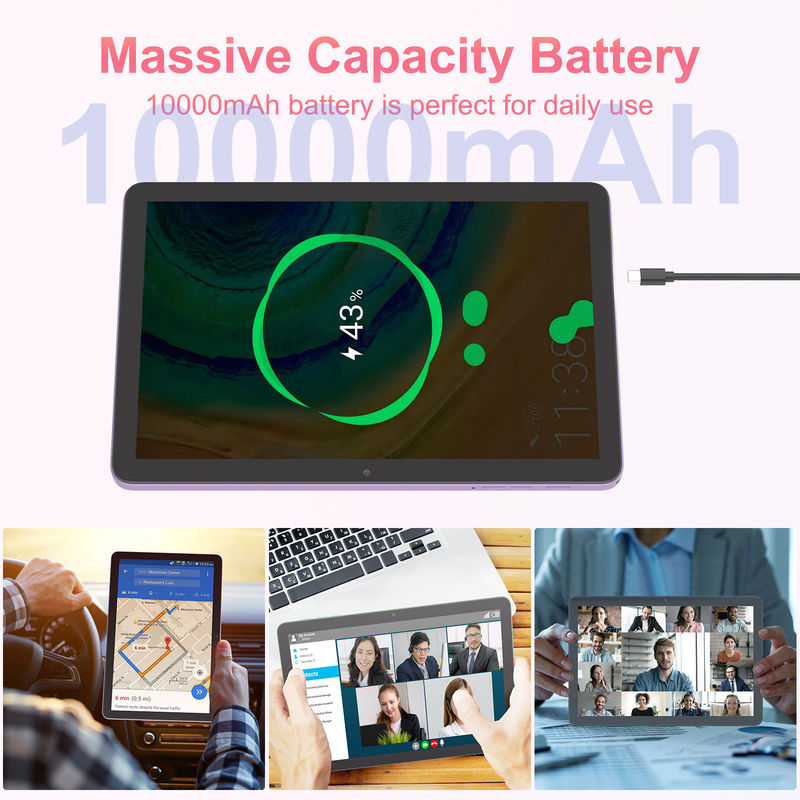 C Idea Android 5G Tablet avec carte SIM Tablette éducative pour les étudiants CM8300 Plus violet