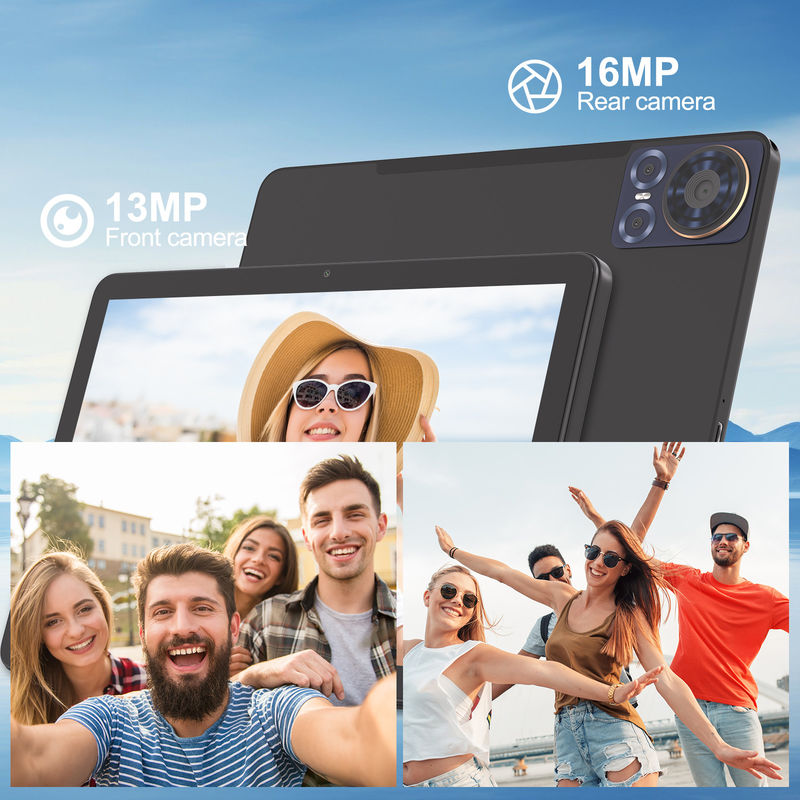 C Idée Tablette LTE 5G 10,1 pouces avec fente pour carte SIM Tablette Android éducative PC M8300 Plus Noir