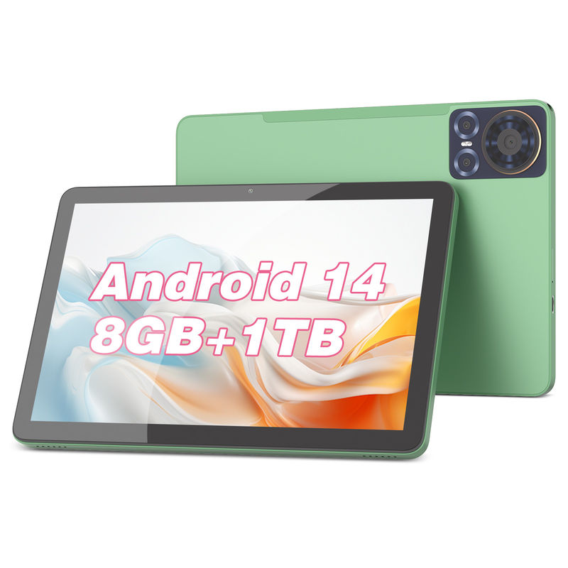 C Idea 10,1 pouces Tablette 5G avec carte SIM Android 14 Tablette PC pour l'éducation CM8300 Plus Vert