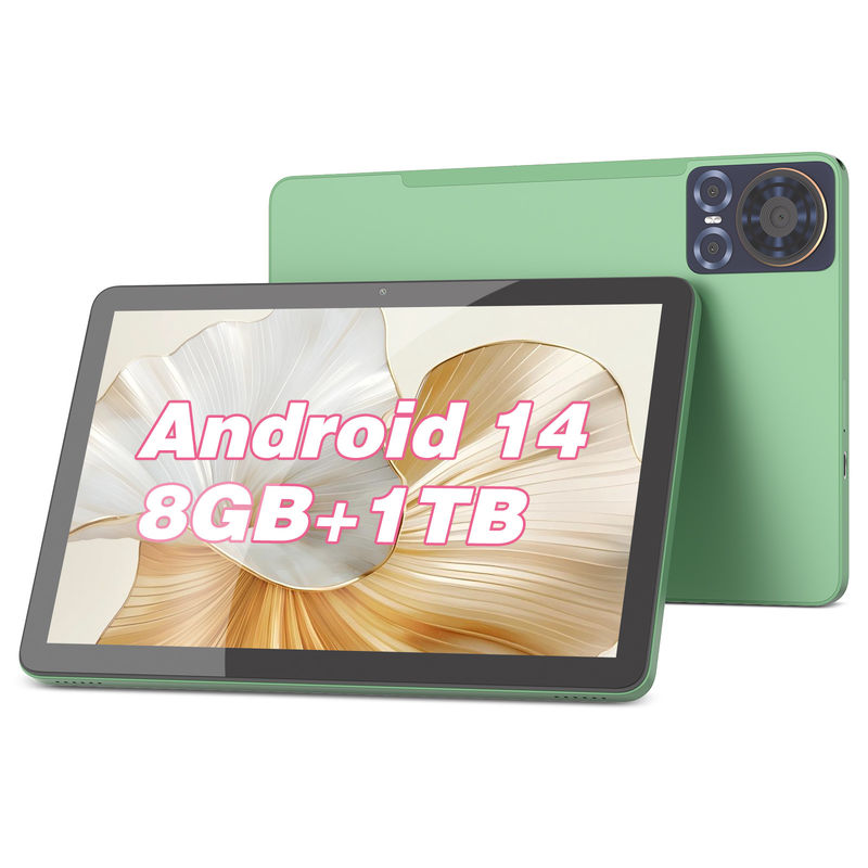 C Idea 10,1 pouces Tablette 5G avec MTK Quad cœur Android 14 Tablette PC pour l'éducation CM8300 Plus Vert
