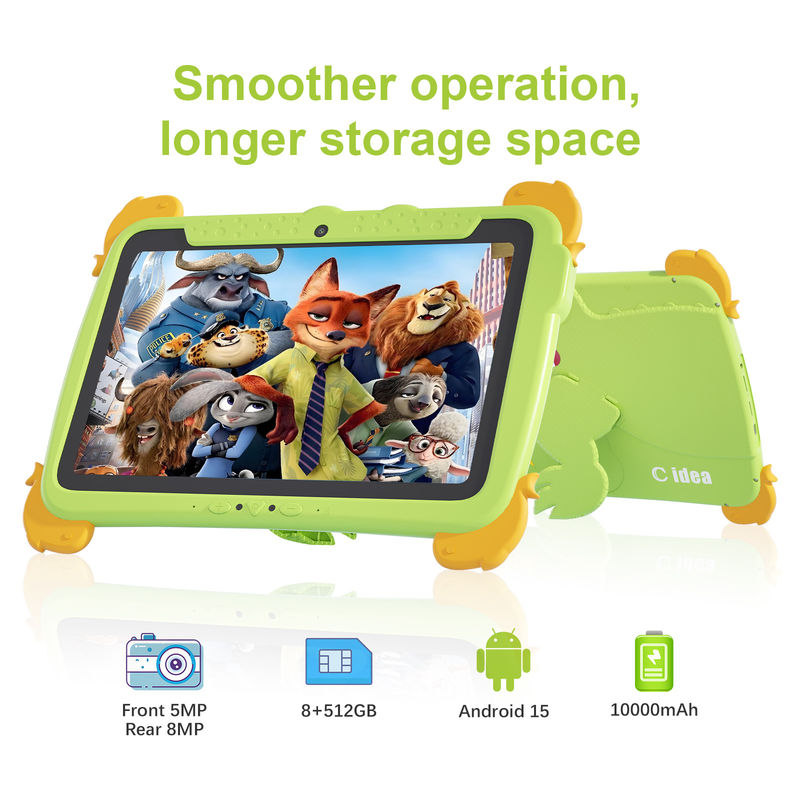 C Idée Tablette Android de 10,1 pouces 8 Go de RAM 512 Go de ROM Tablette Kidspad CM10000plus