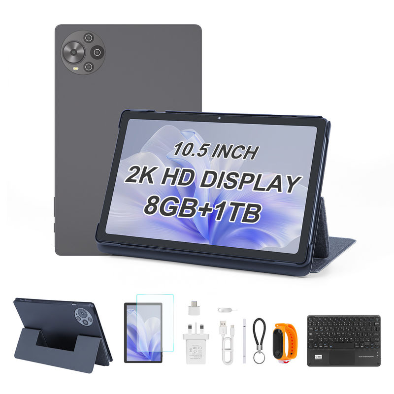Tablette PC C Idea 10,5 pouces Écran 2K Dernière tablette Android pour étudiants Cm10500 Plus Gris