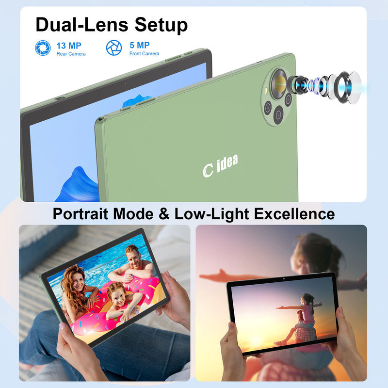 Tablette PC Android 14 C idea 10,36 pouces, tablette éducative pour étudiants avec double SIM