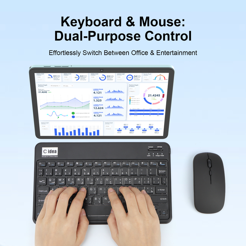 Tablette C Idea 10,1 pouces, processeur MTK, WIFI, tablette Android avec prise en charge de 2 SIM, CM8800plus Bleu