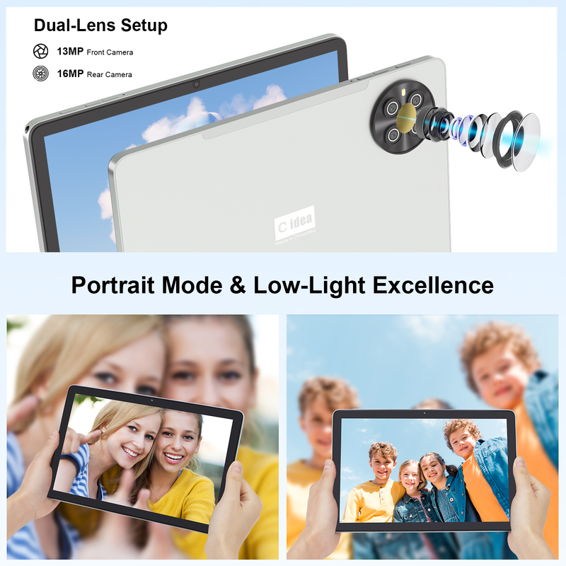 C Idée 10.1 pouces tablette SIM WIFI tablette Android avec stylet CM8800plus en argent