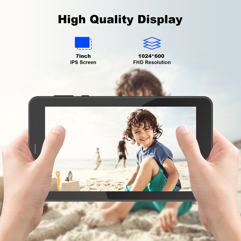 C idée Tablette Wifi de 7 pouces avec boîtier 8+256GB stockage processeur quad core 600x1024 IPS écran tactile CM516 noir
