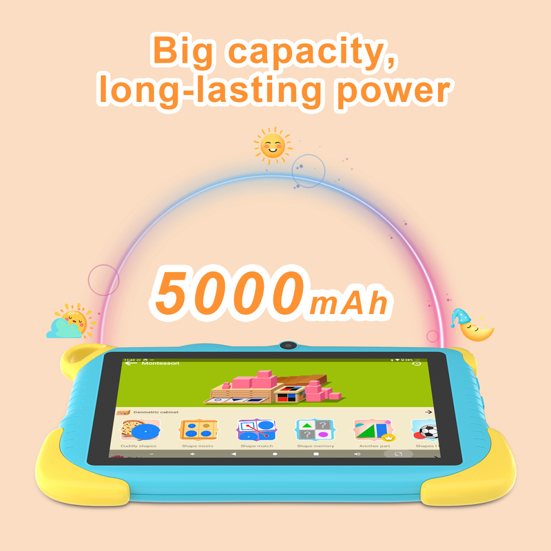 C Idea Tablette Éducative Intelligente Android 15 7 Pouces Pour Étudiants CM78 bleu