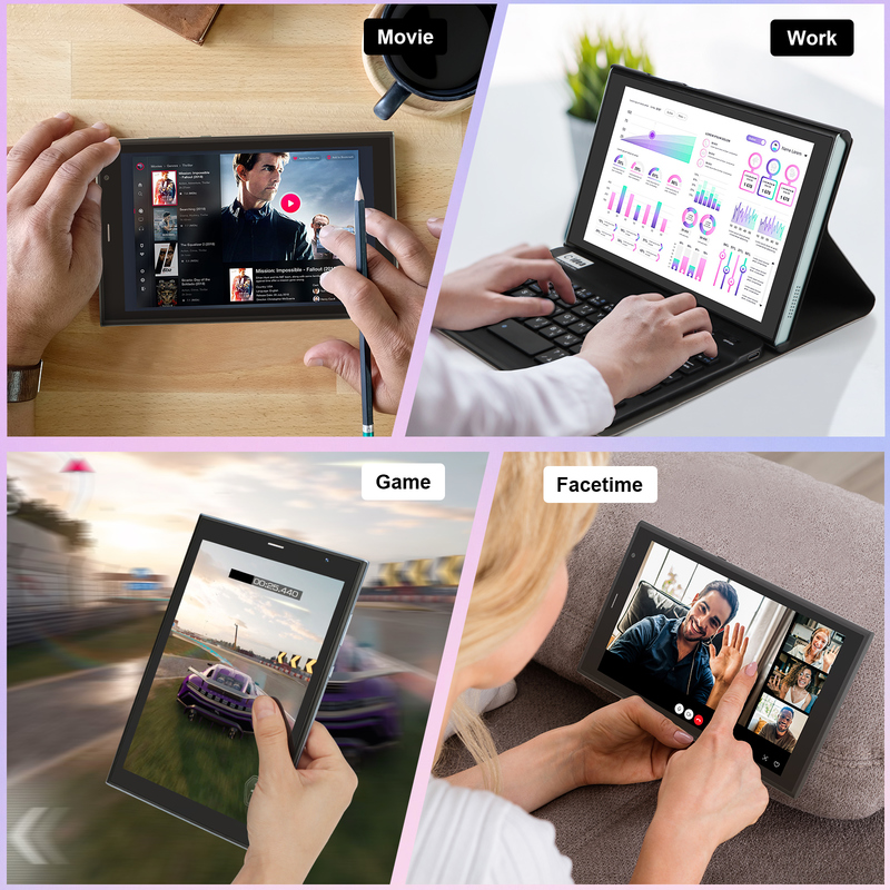 Tablette Wifi C idea 8 pouces avec 8+512 Go de stockage, processeur Quad Core, écran tactile IPS 800x1280, vert CM824