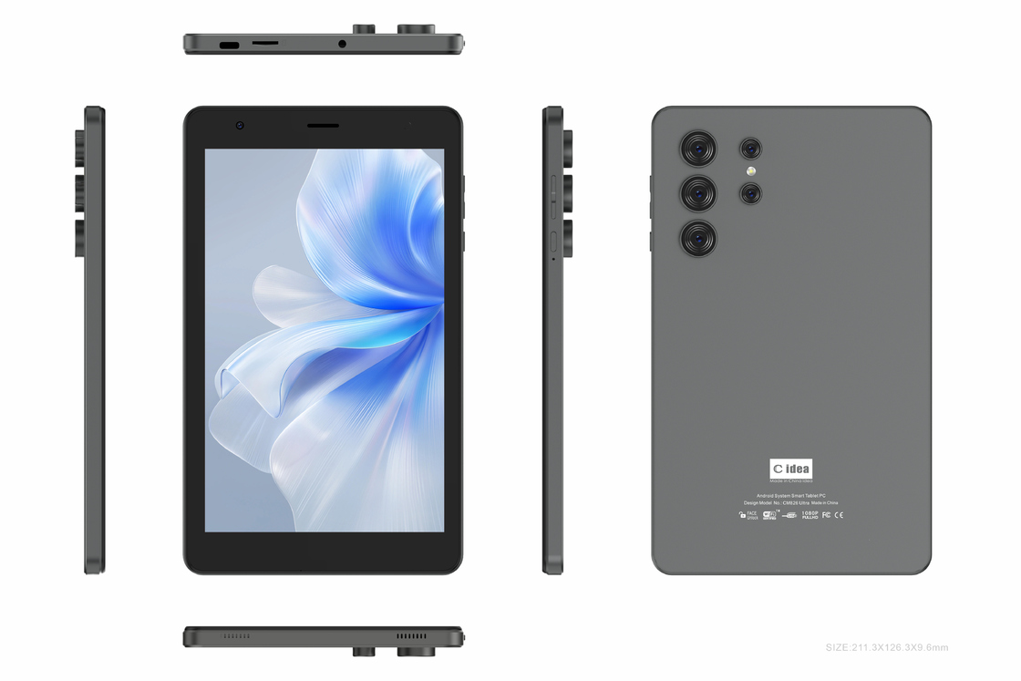 C idée Jeunesse Tablette 8 pouces Android 13 avec écran de lumière bleue, WiFi, 32 Go + 64 Go, 800 * 1280 IPS incell CM826