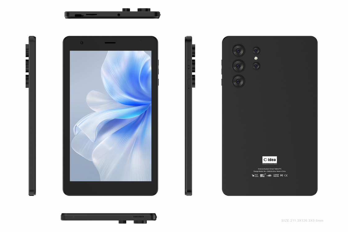 C idée Jeunesse Tablette 8 pouces Android 13 avec écran de lumière bleue, WiFi, 32 Go + 64 Go, 800 * 1280 IPS incell CM826