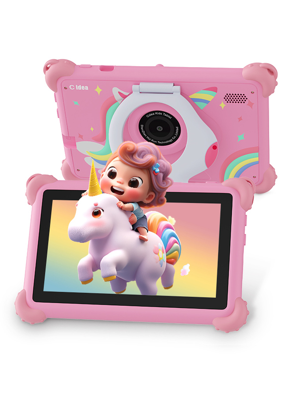 C Idea 7 pouces Android 14 tablette éducative intelligente pour les étudiants CM88 rose