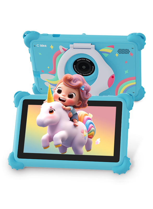 C Idée 7 pouces Android 14 tablette intelligente éducative pour les étudiants CM88 bleu