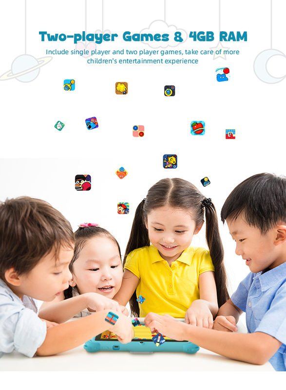C Idée 7 pouces Android 14 tablette intelligente éducative pour les étudiants CM88 bleu