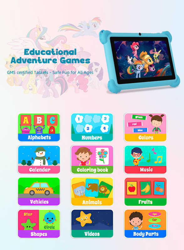 C Idée 7 pouces Android 14 tablette intelligente éducative pour les étudiants CM88 bleu