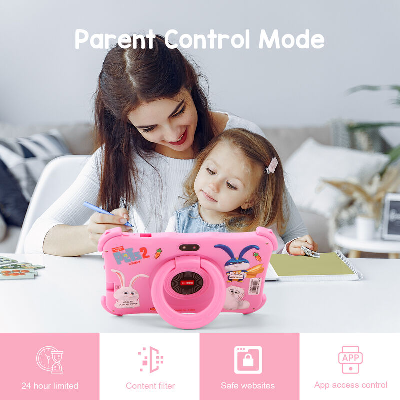 C idée Jeunesse Tablette 7 pouces Android 16 avec un emplacement pour carte tf, WiFi, 8 Go + 256 Go, 1024 * 600 CM89