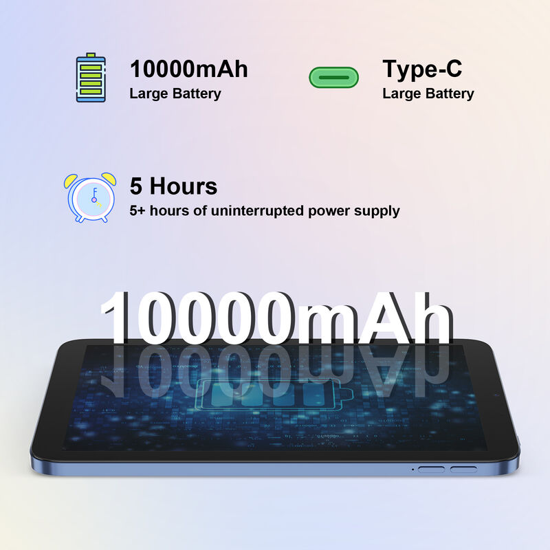 Tablette PC bleue C idea 10,1 pouces Android WiFi avec écran tactile et clavier 5G Quad-core CM10017Air